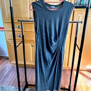 Grey medium midi tank dress